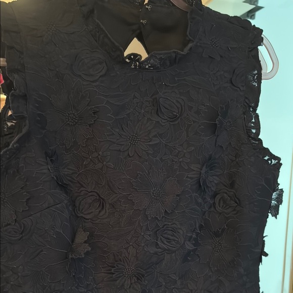 LNC- jcrew - size 10- floral appliqué cocktail dress - Picture 2 of 12